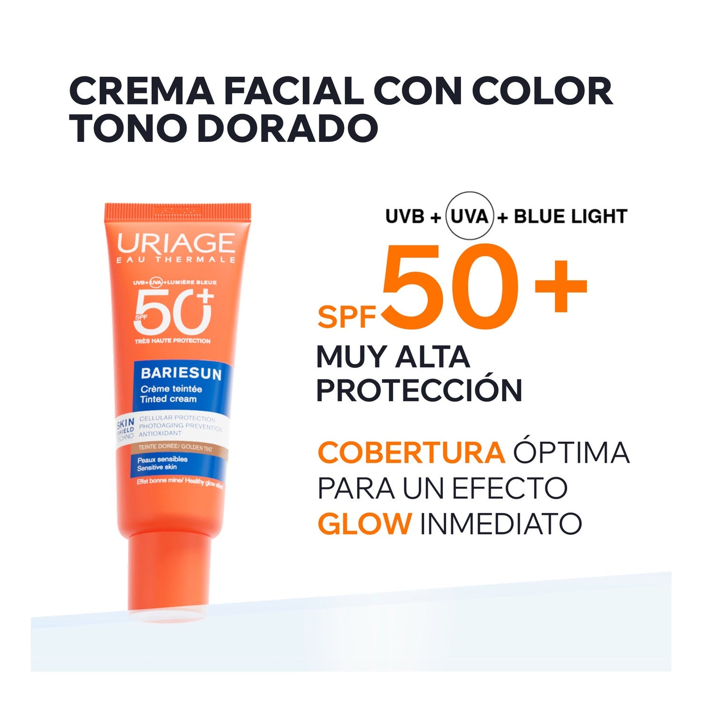 Uriage Bariésun SPF50+ crema con color Doré 50ml