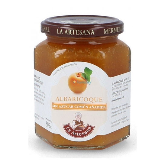 La Artesana Mermelada Albaricoque Sin Azúcar 350 g
