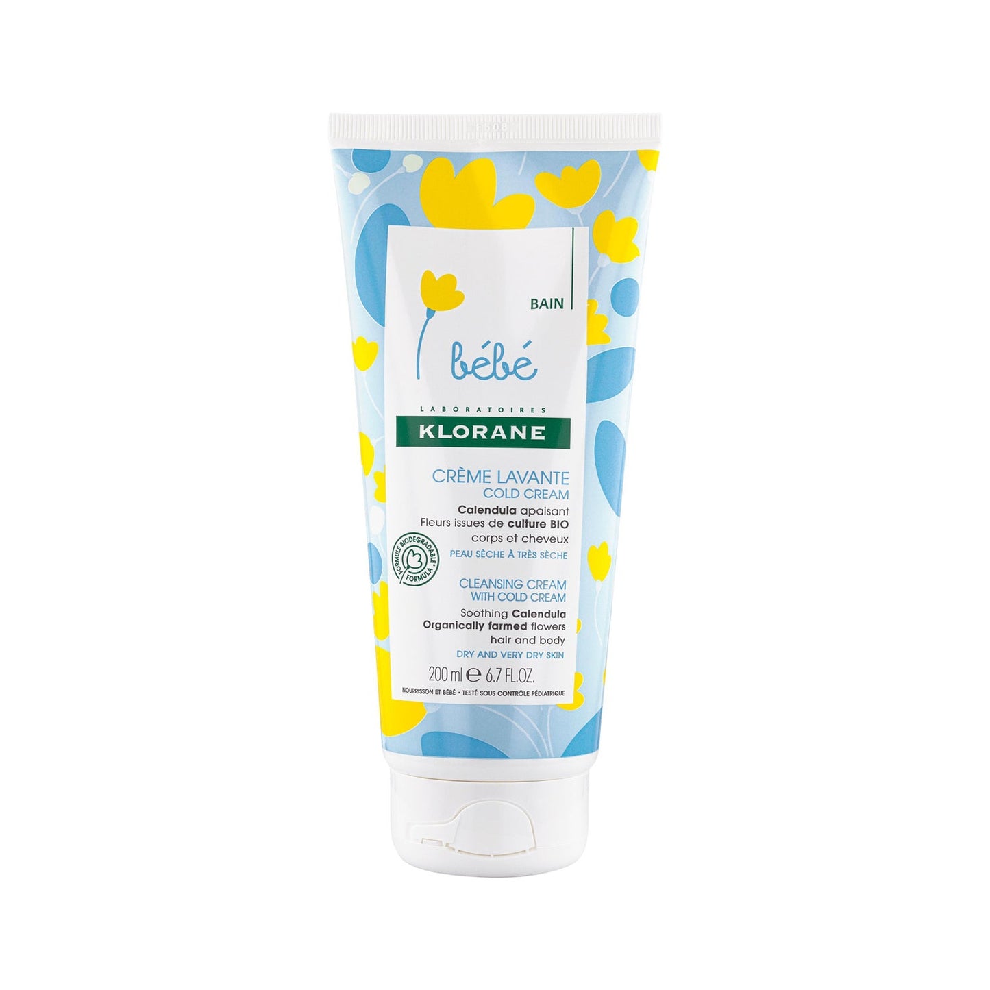 Klorane Bebé Crema Limpiadora 200ml
