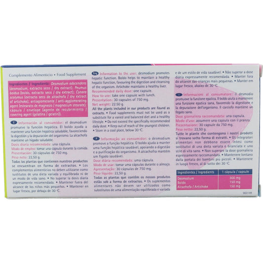 Tegor Suplemento Alimenticio Hepavirol 60 Caps