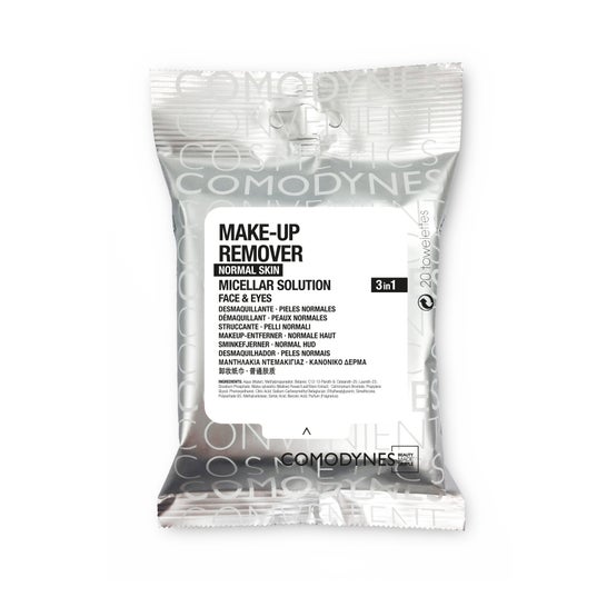 Comodynes Make-Up Remover Normal Skin Toallitas Desmaquillantes 20 uds