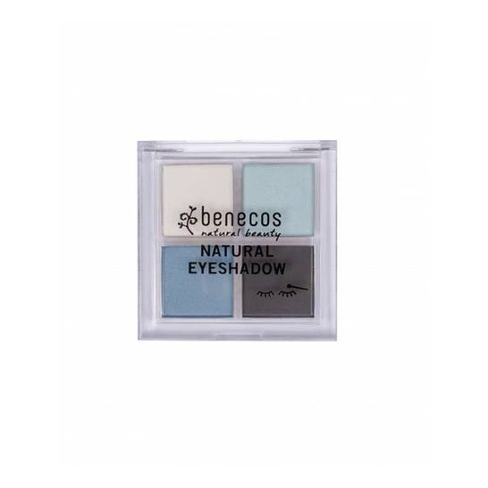 Benecos Cosméticos Sombra Quattro True Blue 9g