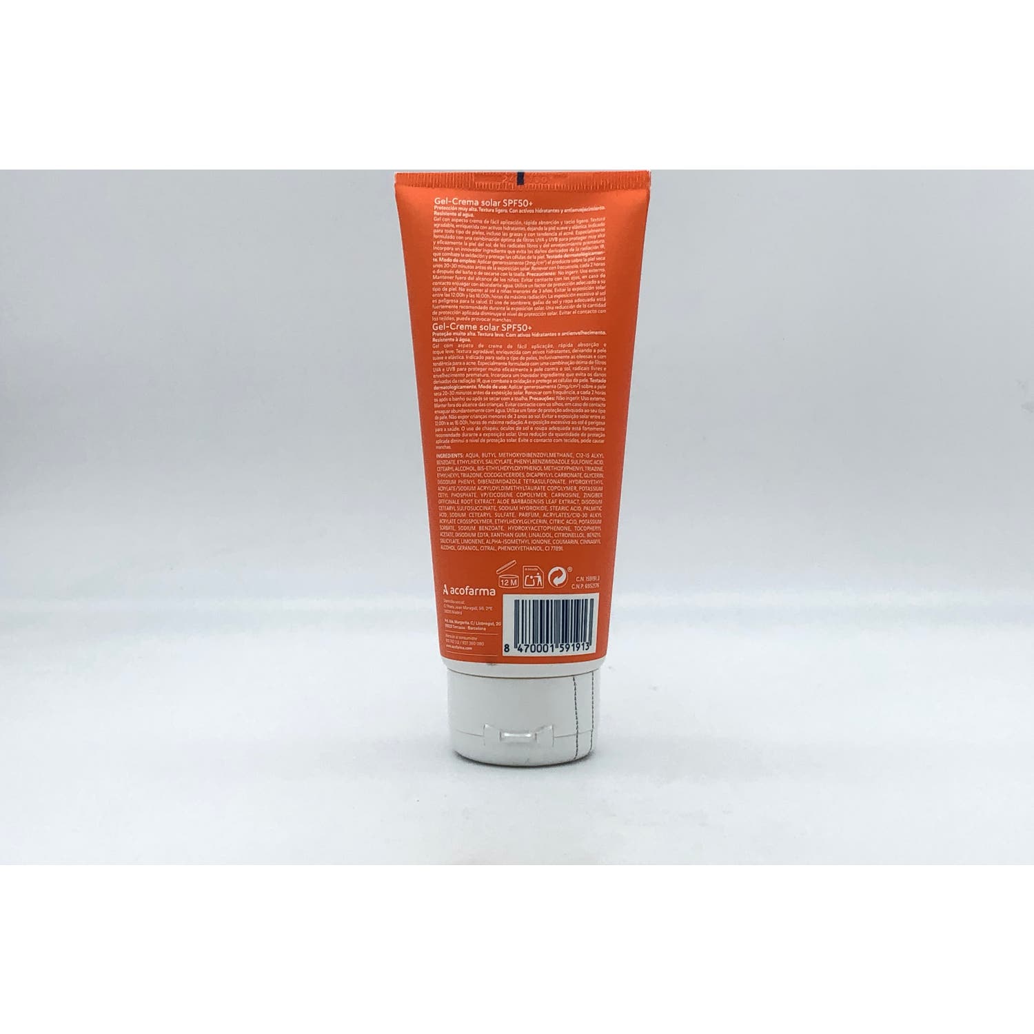 Acofarderm gel-crema SPF50+ Tacto Ligero 200ml