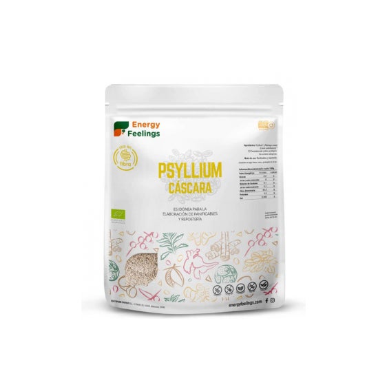 Energy Feelings Psyllium Husks Cáscara Entera Eco 500g