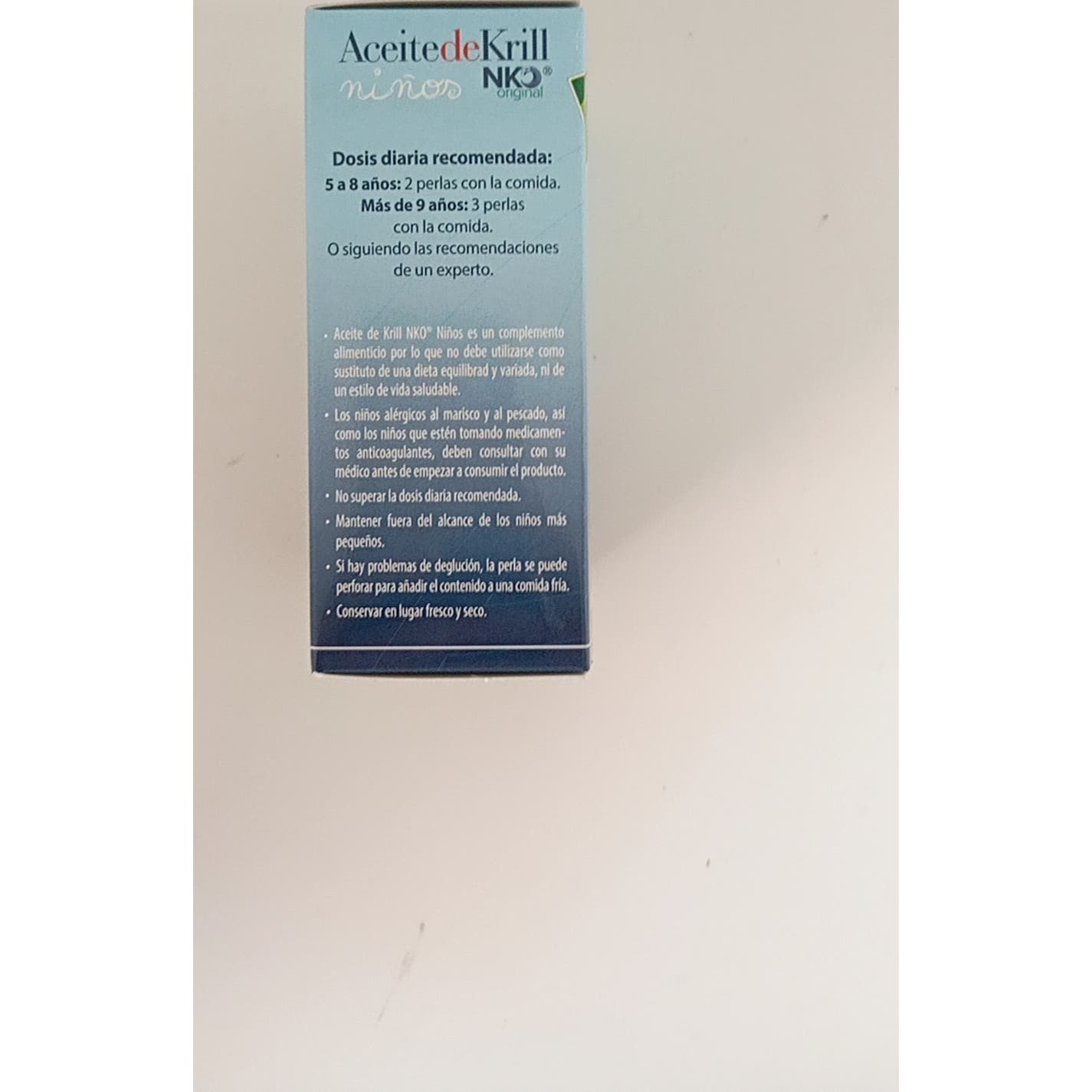 100% Natural Aceite De Krill Nko Original Niños 60 Perlas
