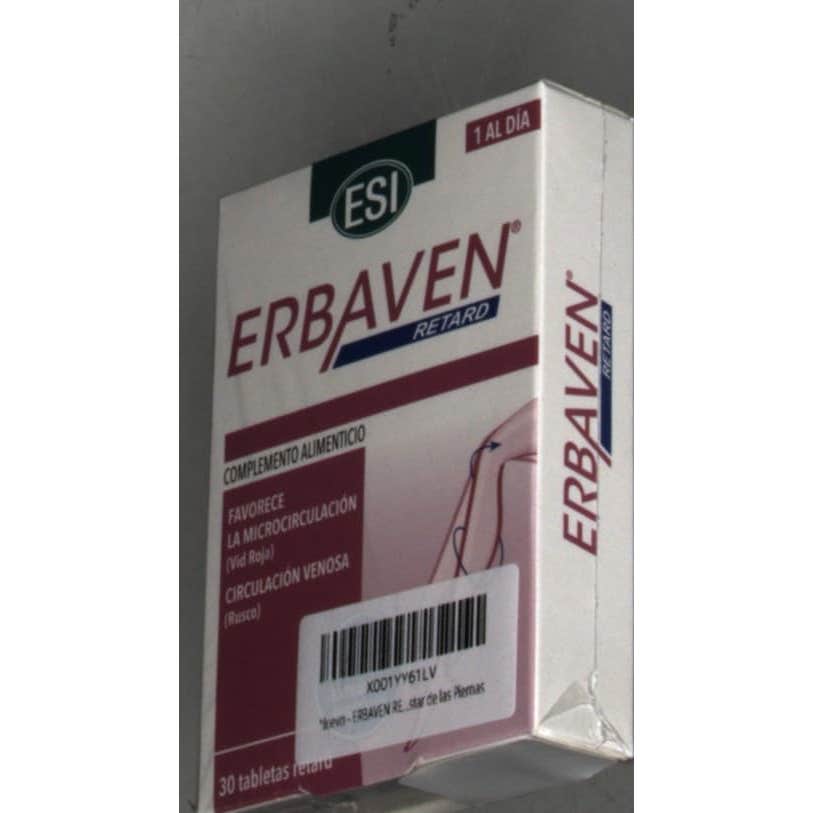 Erbaven Retard 30 Capsulas