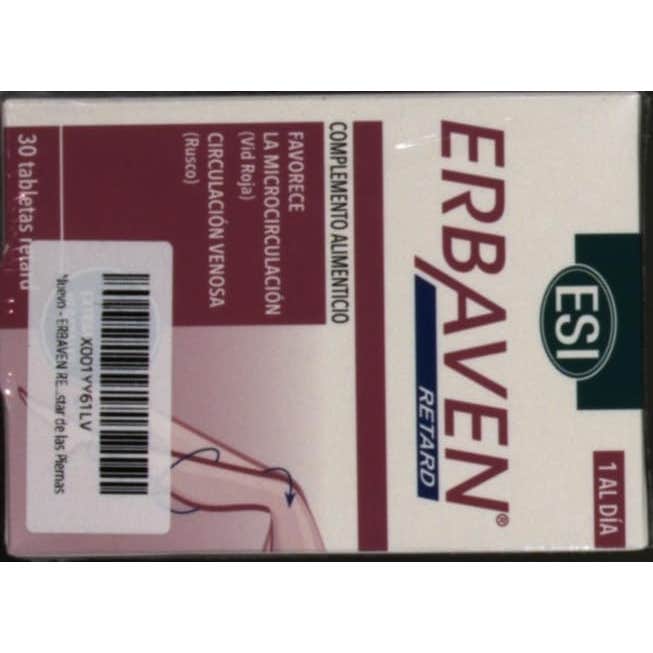 Erbaven Retard 30 Capsulas