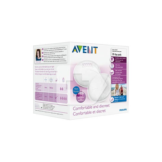 Avent discos absorbentes de día 30uds