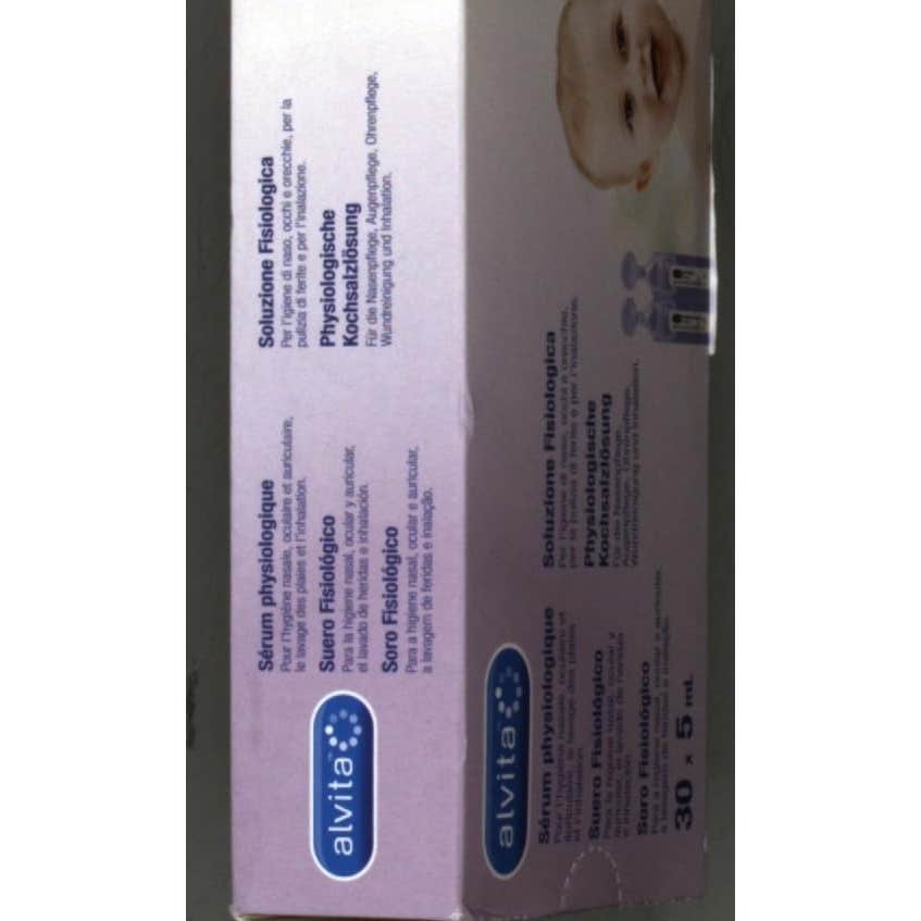 Alvita Suero Fisiológico Estéril 30x5ml