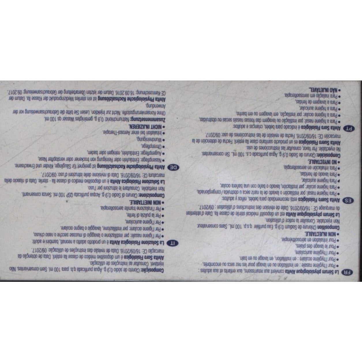 Alvita Suero Fisiológico Estéril 30x5ml