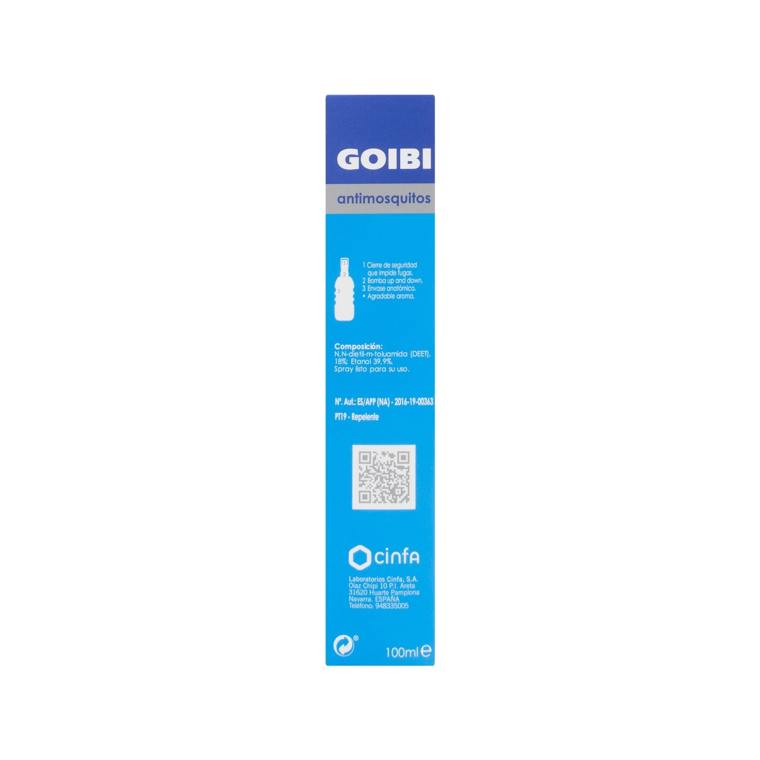 Goibi Repelente Insectos Spray Familia 100ml