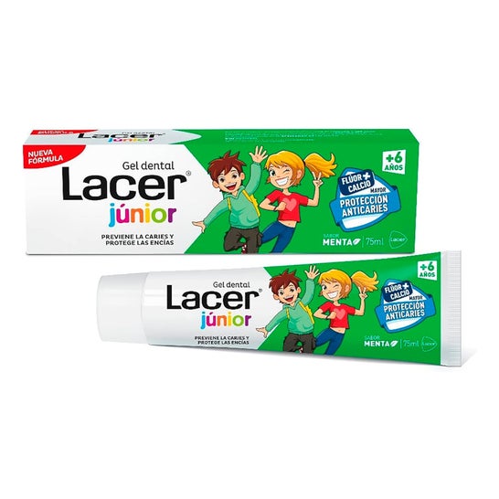 Lacer Júnior Gel Dental Menta 75 ml