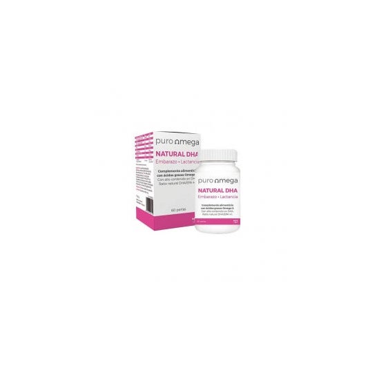 Puro Omega Natural DHA Embarazo Lactancia 60 Perlas