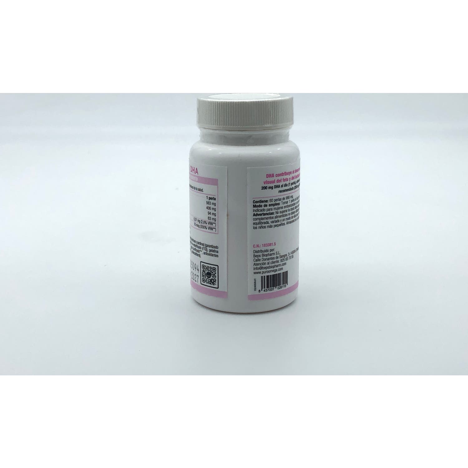 Puro Omega Natural DHA Embarazo Lactancia 60 Perlas