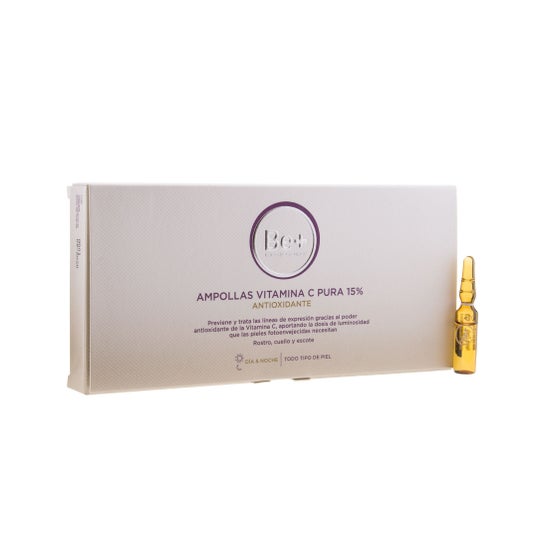 Be+ Ampollas Vitamina C Pura 15% Antioxidante 10 Amp