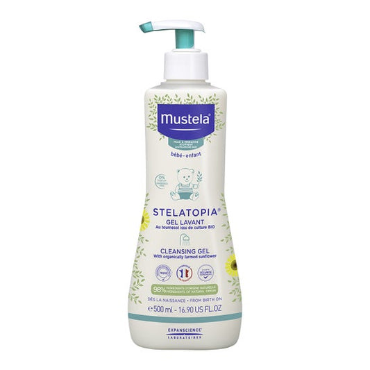 Mustela Stelatopia Gel de Baño con Girasol BIO 500ml
