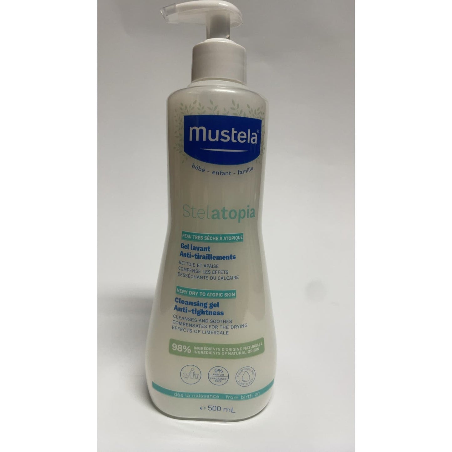 Mustela Stelatopia Gel de Baño con Girasol BIO 500ml