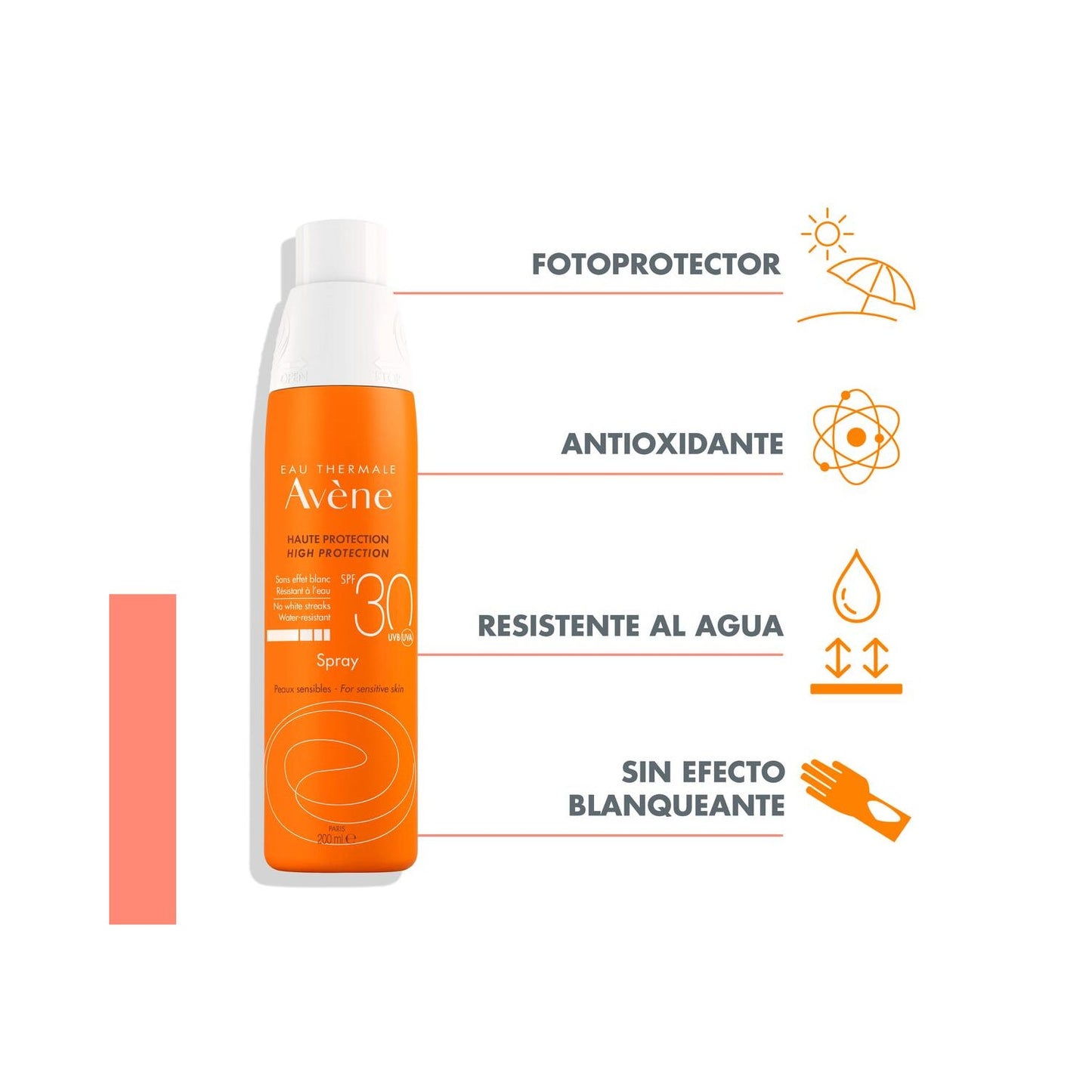 Avène Solar Alta Protección Spray SPF30 200ml