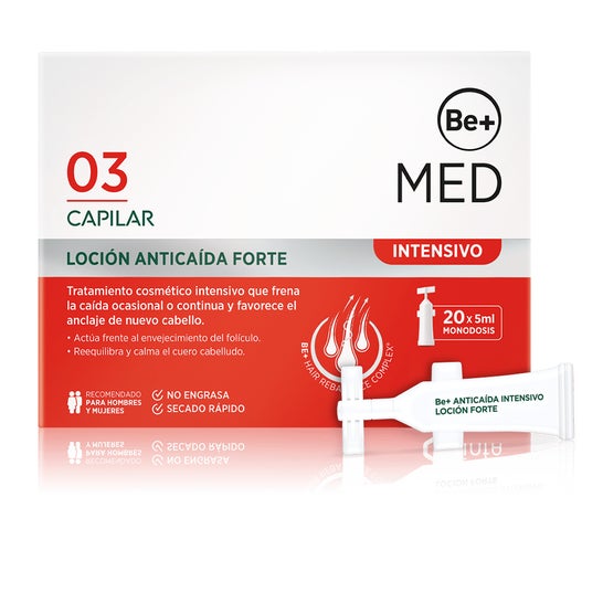 Be+ Anticaida Intensivo Locion Forte Ampollas 20uds