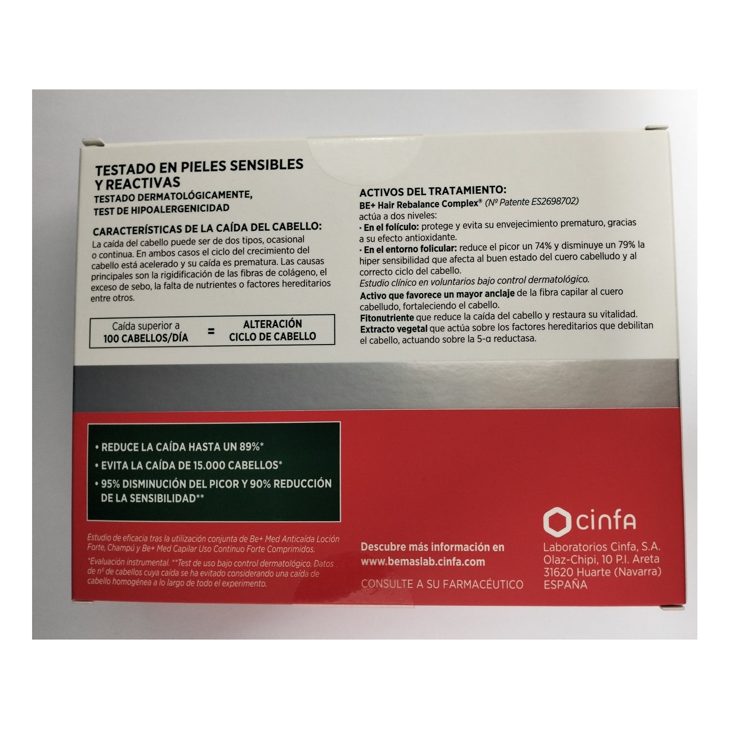 Be+ Anticaida Intensivo Locion Forte Ampollas 20uds