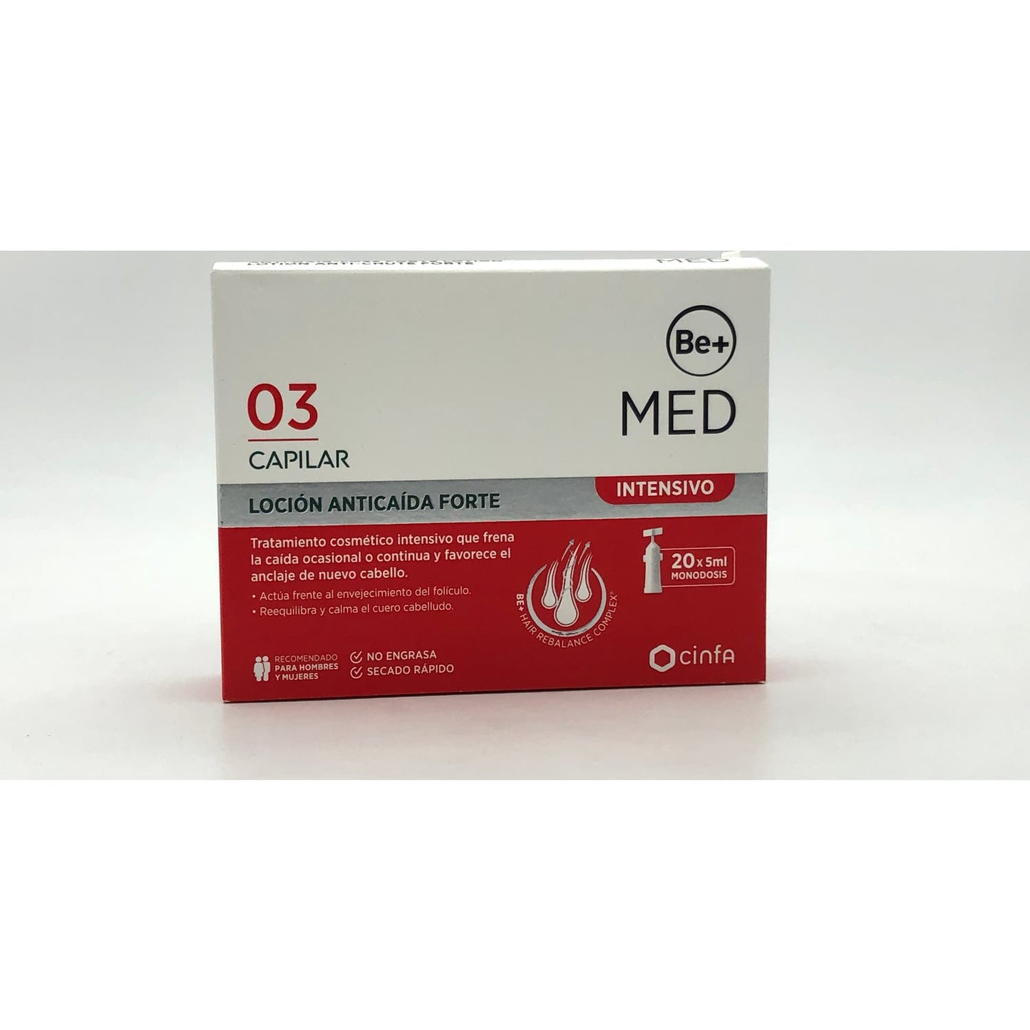 Be+ Anticaida Intensivo Locion Forte Ampollas 20uds