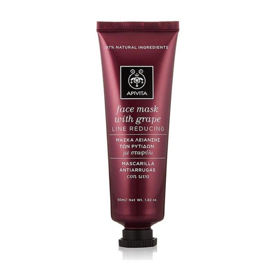 Apivita mascarilla facial antiarrugas con uva 50ml