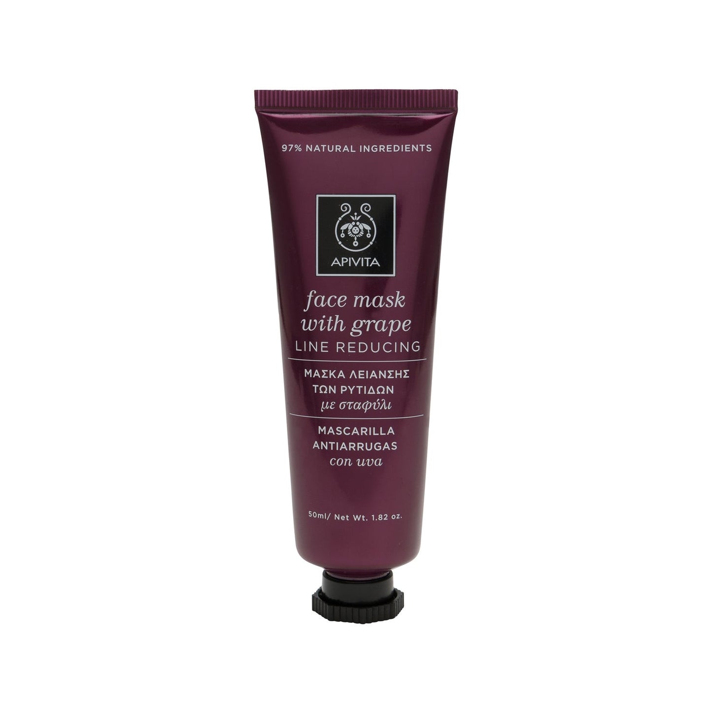 Apivita mascarilla facial antiarrugas con uva 50ml