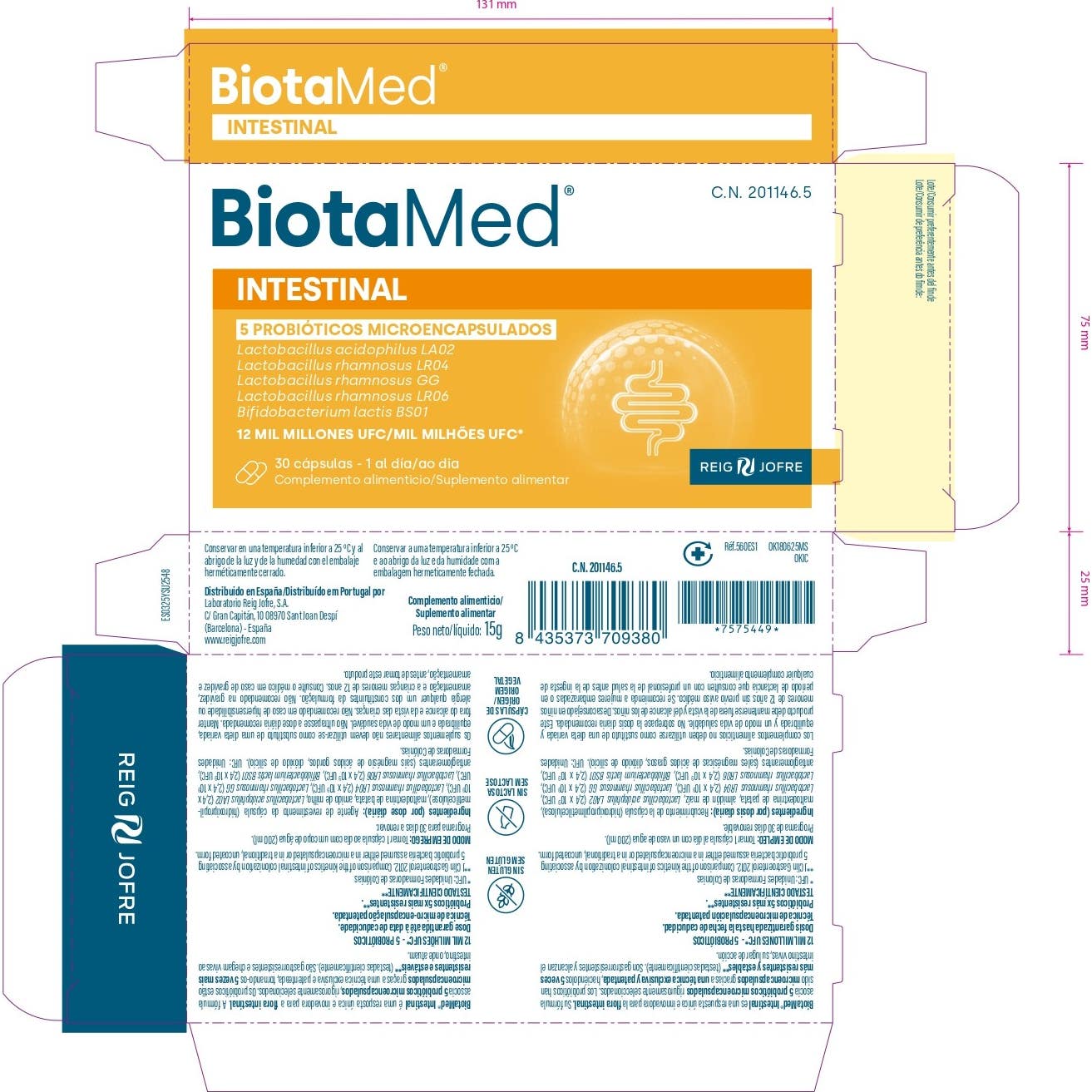 BiotaMed Intestinal 30caps