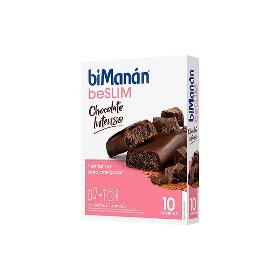 biManán Barritas Chocolate Intenso 10uds