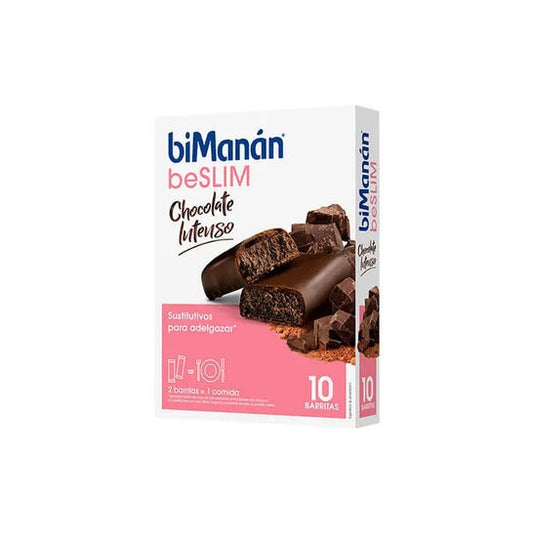 biManán Barritas Chocolate Intenso 10uds