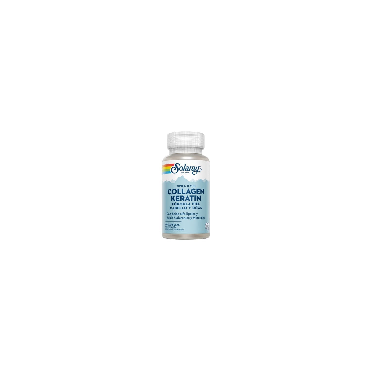 Solaray Collagen Keratin 60cáps