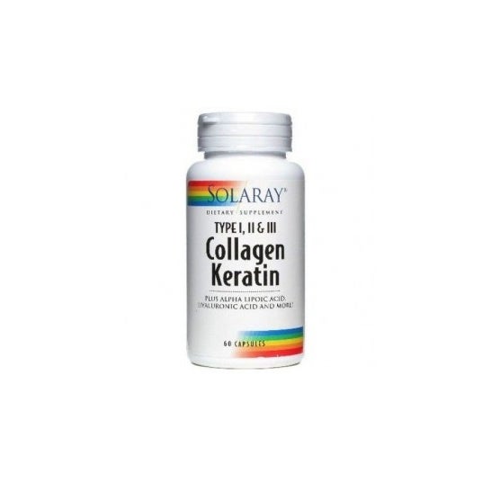 Solaray Collagen Keratin 60cáps