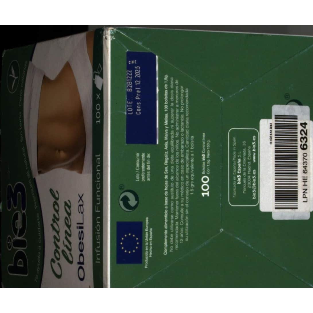 Bie3 Control Línea ObesiLax 100 bolsas