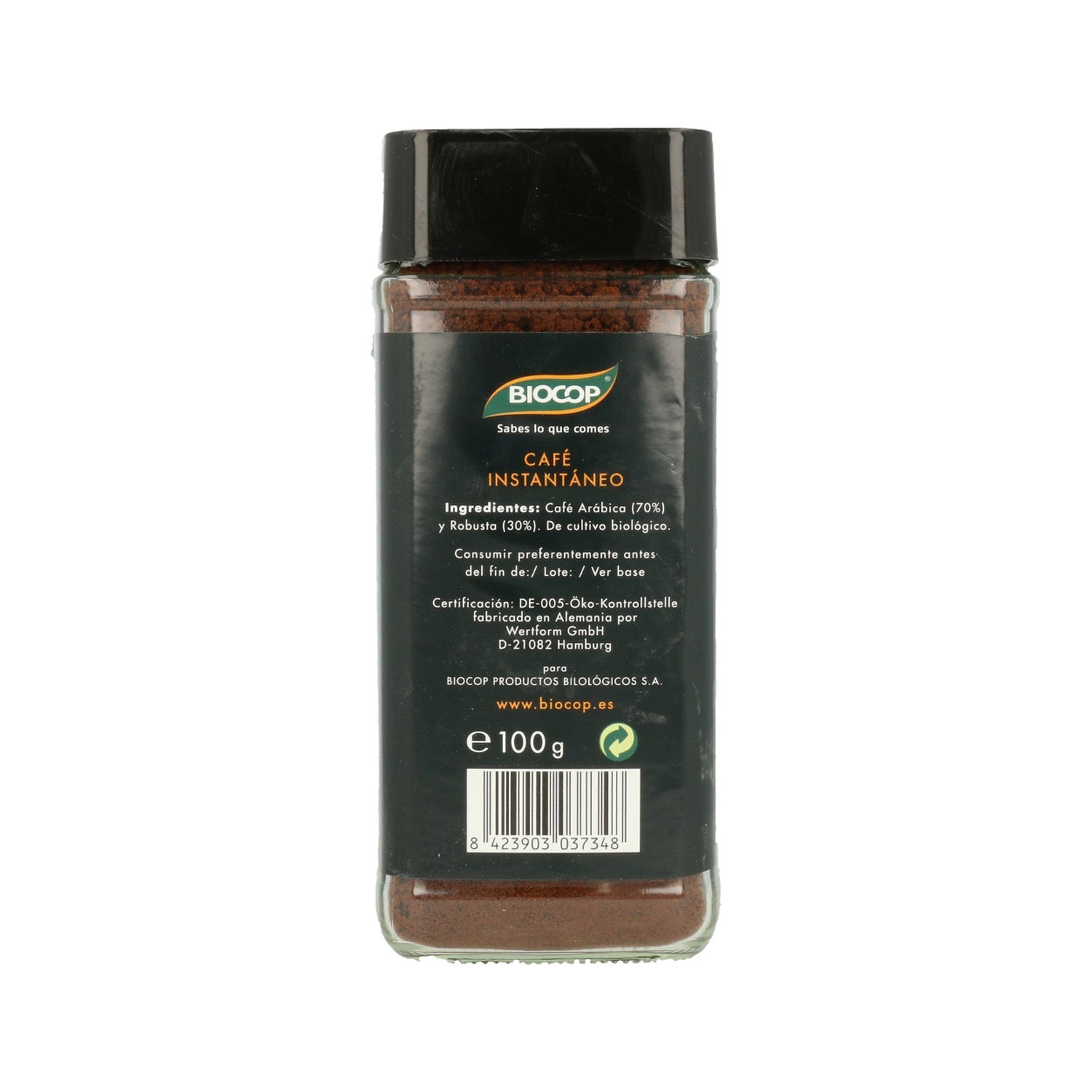 Biocop Café Soluble Instantáneo 100g