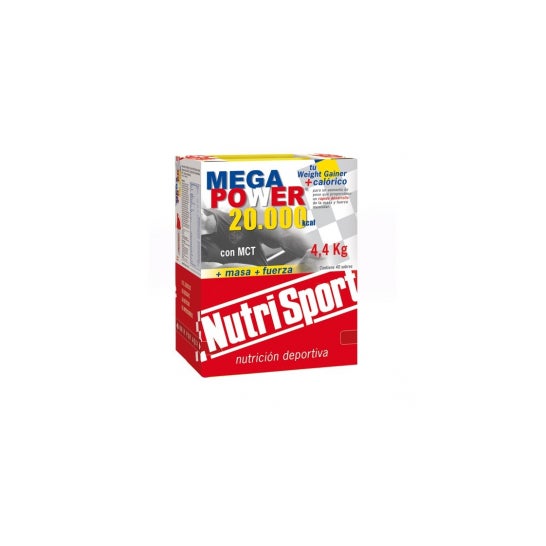 Megapower batidos sobres -Nutrisport - Chocolate + Caja 40 Sobres 4.4 Kg..