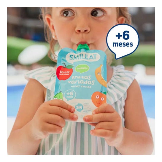 Smileat Pouch Ecológico de Frutas Variadas 100g