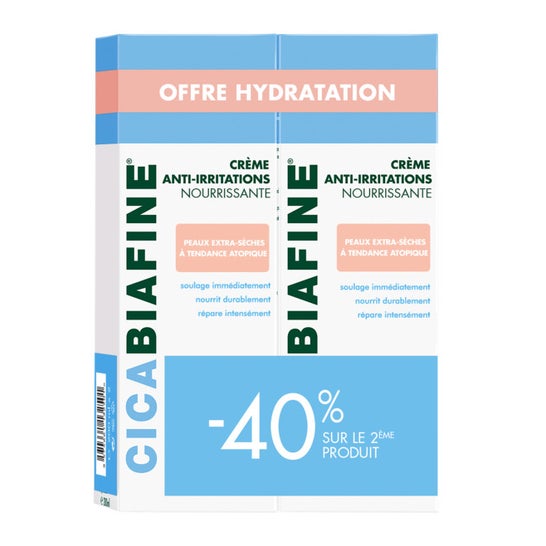 Biafine Cicabiafine Crema Corporal Anti-Irritaciones Hidratante 2x200ml