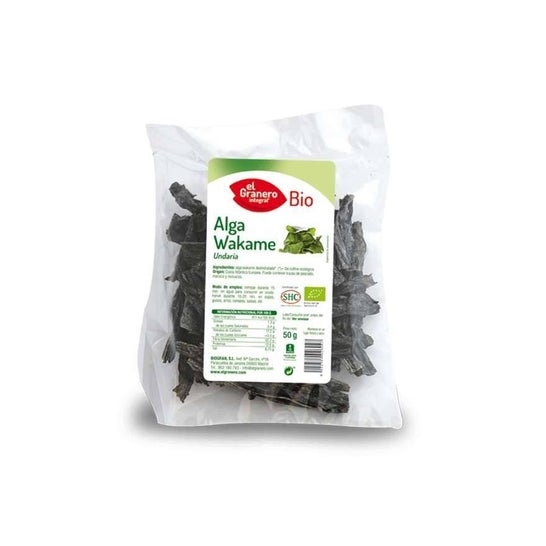Granero Alimentacion Algas Wakame 50g