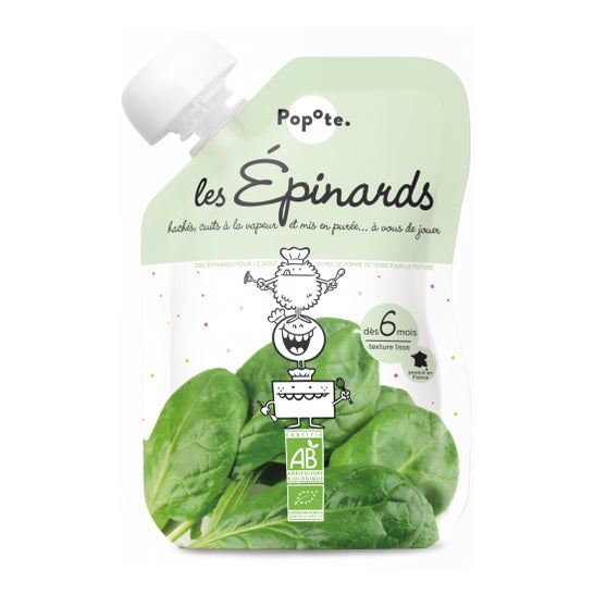 Popote Calabaza Espinacas Ecológico 120 g