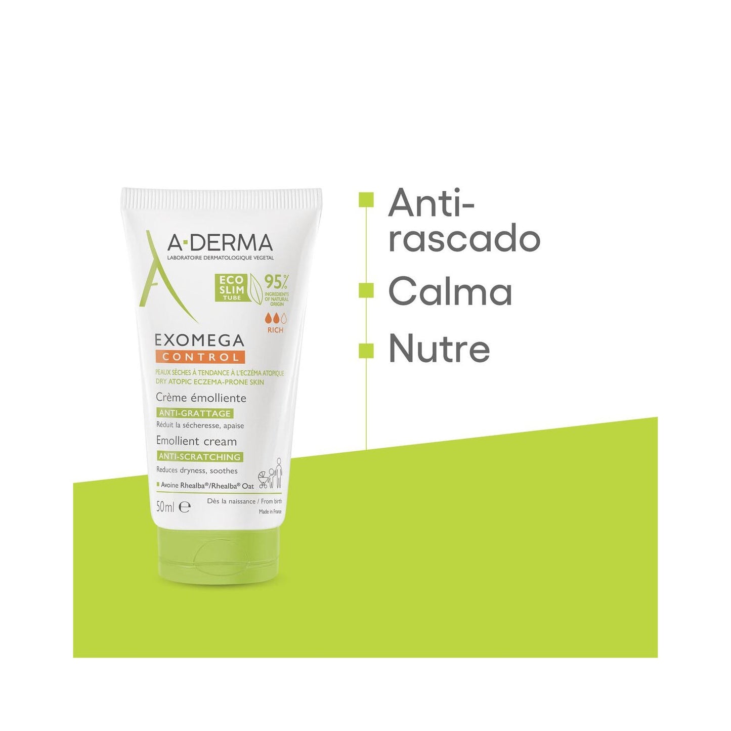 A-Derma Exomega Control Crema Emoliente 50ml