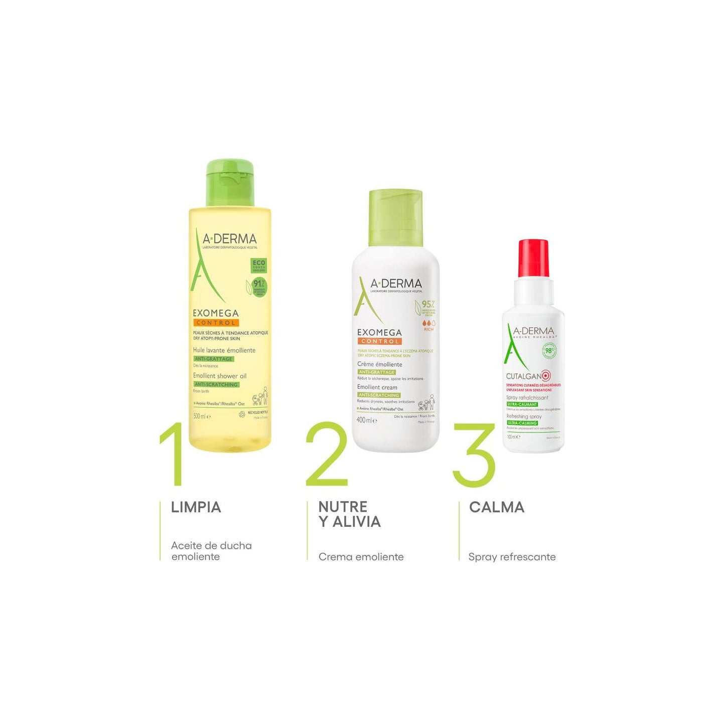 A-Derma Exomega Control Crema Emoliente 50ml