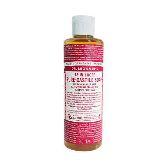 Dr. Bronner'S Jabón Líquido Rosas Bio 240 ml