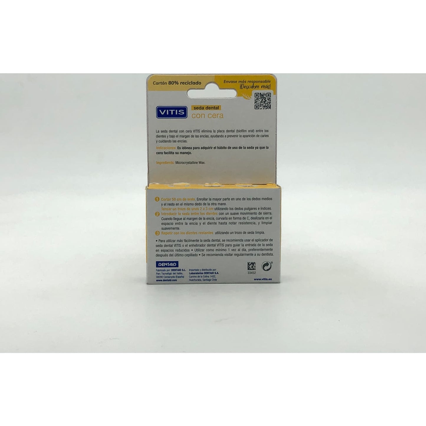 Vitis Seda Dental con Cera 50m