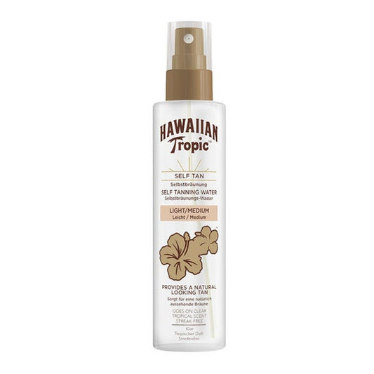 Hawaiian Tropic Self Tan Agua Autobronceadora Claro Medio 200ml