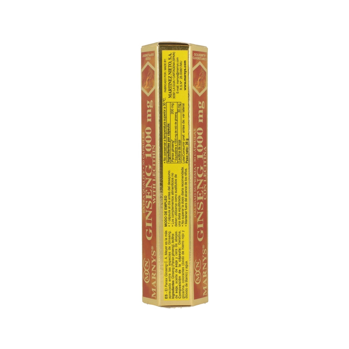 Marnys Ginseng con Lecitina 1000mg 30caps