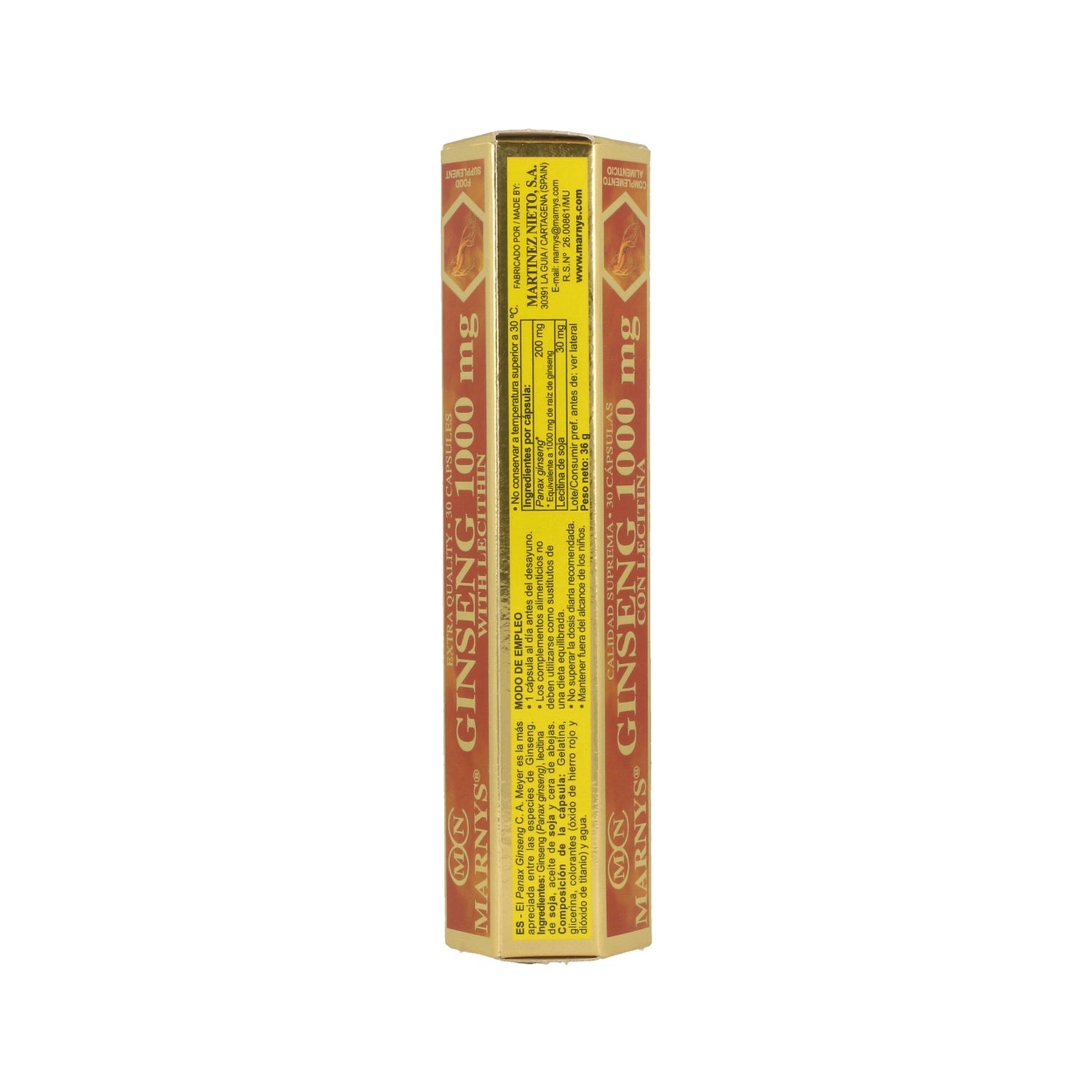 Marnys Ginseng con Lecitina 1000mg 30caps