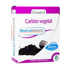 Drasanvi Keto Carbón Activado Corteza de Coco 600mg 60caps