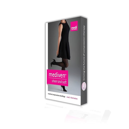 Mediven Sheer & Soft Calcetín Ad Ccl2 Punta T3 Petite Nat 1 Par