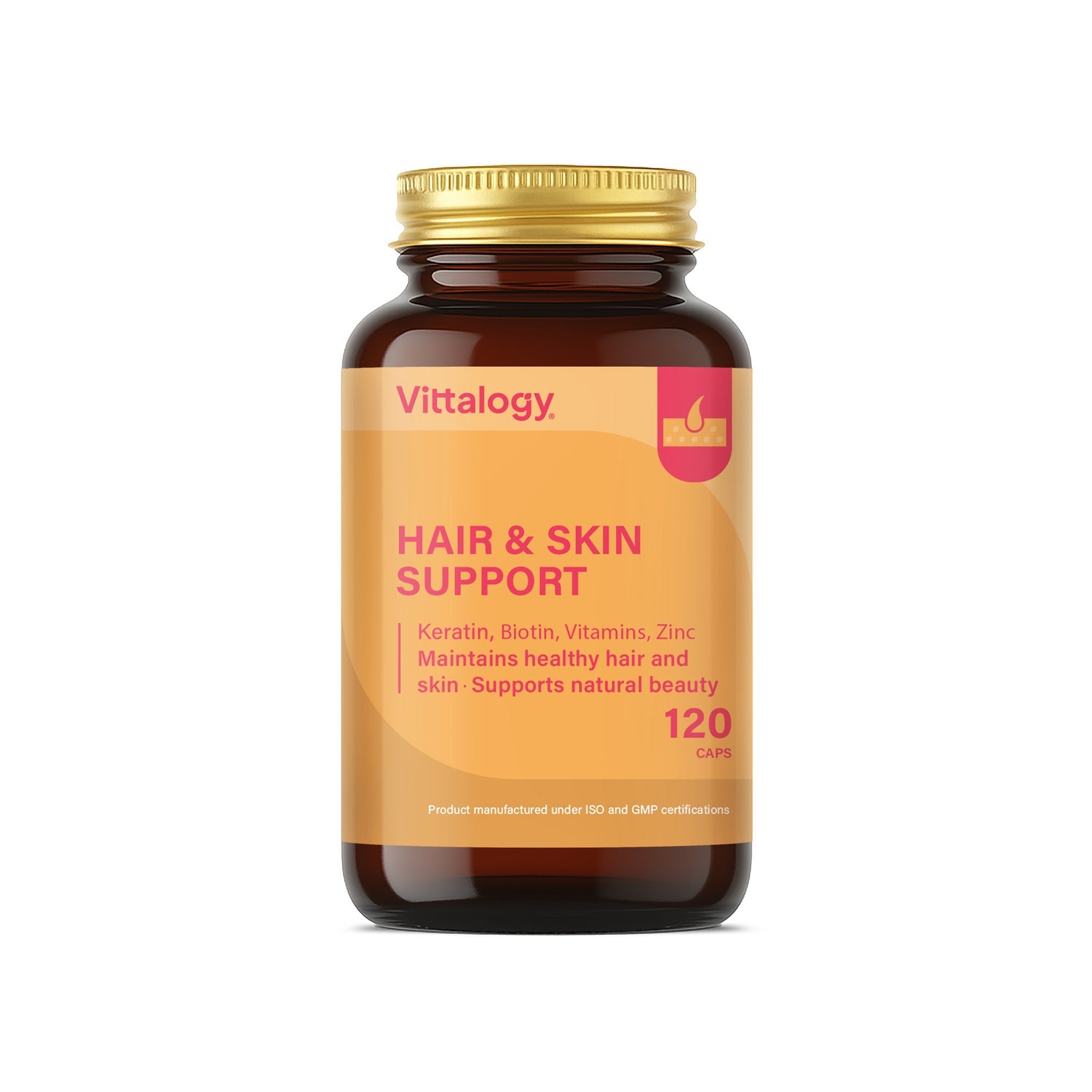 Vittalogy Hair Nails And Skin 120 Cáps