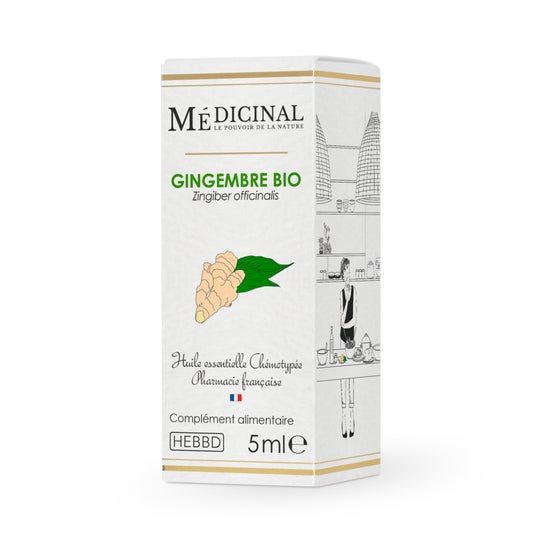 Médicinal Aceite Esencial Jengibre Bio 5 ml